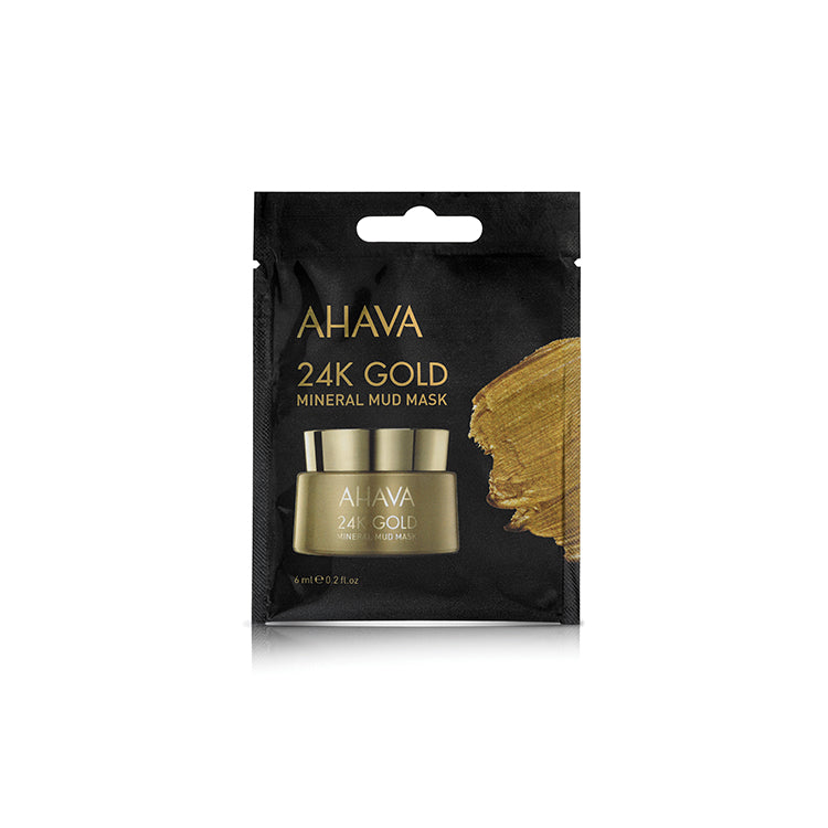 24 K GOLD MUD MASK – SINGLE USE